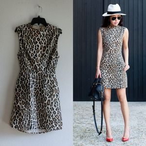 οΈAlice+Olivia Leopard Dress XS/0οΈ οΈAlice+Olivia Leopard Dress XS/0οΈ
