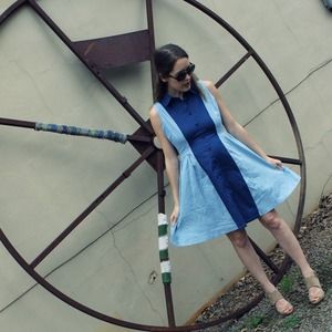 Milly Double Denim Dress - Size 4 Milly Double Denim Dress - Size 4