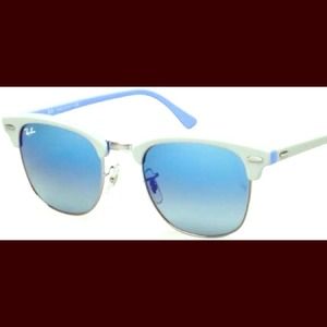 Rayban blue clubmaster sunglasses mirror LIM EDIT Rayban blue clubmaster sunglasses mirror LIM EDIT