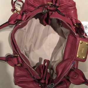 Chloe berry leather paddington medium satchel bag Chloe berry leather paddington medium satchel bag