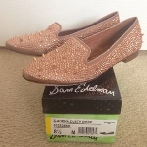Sam Edelman rose gold adena loafers 8.5 Sam Edelman rose gold adena loafers 8.5