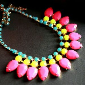 Neon Statement Necklace Neon Statement Necklace
