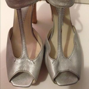 Emporio Armani Silver Sandal Platform Heels Emporio Armani Silver Sandal Platform Heels