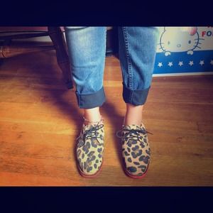 Steve Madden leopard print oxfords Steve Madden leopard print oxfords