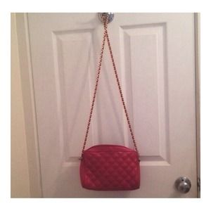 Pink strap purse (slightly used) Pink strap purse (slightly used)