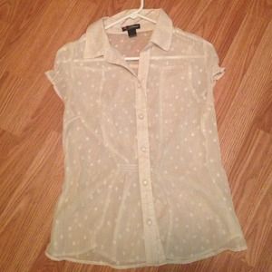 White chiffon shirt! White chiffon shirt!