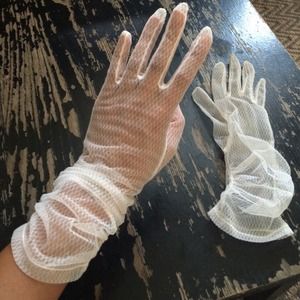 Accessories - Vintage white lace gloves Accessories - Vintage white lace gloves