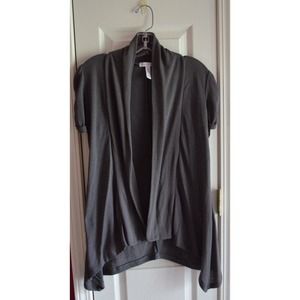 Ambiance Apparel Sweaters - Short Sleeve Cardigan Ambiance Apparel Sweaters - Short Sleeve Cardigan