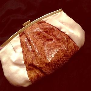 $15 BLACK FRIDAY SALE! Two Toned Snakeskin Clutch $15 BLACK FRIDAY SALE! Two Toned Snakeskin Clutch