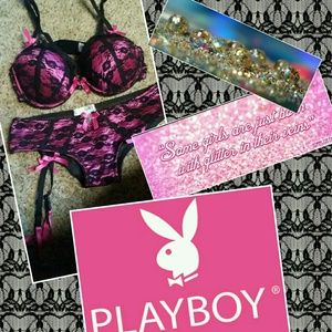 Playboy medium lace bra set Playboy medium lace bra set