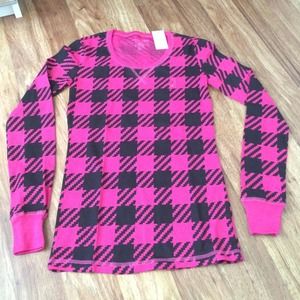 Anchor Blue Tops - NEW💕Pink &blk houndstooth long sleeve Anchor Blue Tops - NEW💕Pink &blk houndstooth long sleeve