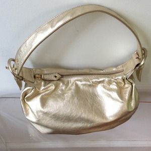 Cynthia Rowley gold leather hobo bag Cynthia Rowley gold leather hobo bag