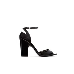 Zara High Heeled Sandal with Ankle Strap Zara High Heeled Sandal with Ankle Strap