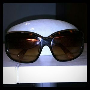 Coach 'Madeline' S498 Tortoise Sunglasses Coach 'Madeline' S498 Tortoise Sunglasses