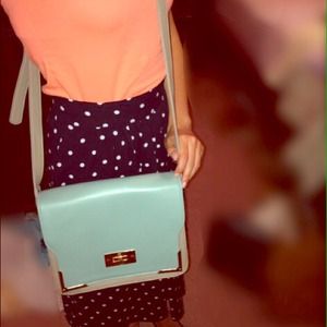 Vintage mint crossbody, messenger bag Vintage mint crossbody, messenger bag