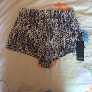 Forever 21 Print Shorts Forever 21 Print Shorts