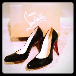 Christian Louboutin Black Decollette Pumps Christian Louboutin Black Decollette Pumps