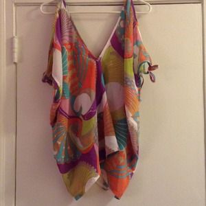 Josh Brody Tops - Multi-colored Shawl Josh Brody Tops - Multi-colored Shawl