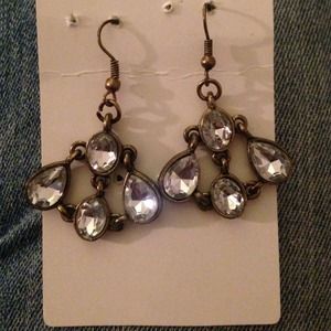 Crystal Mini Chandelier Earrings Crystal Mini Chandelier Earrings