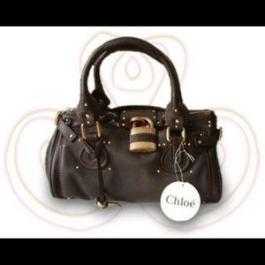 STUNNING Chloe Paddington Satchel in Tobacco/Gold STUNNING Chloe Paddington Satchel in Tobacco/Gold