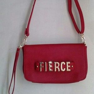 Just fab fierce red hand bag Just fab fierce red hand bag