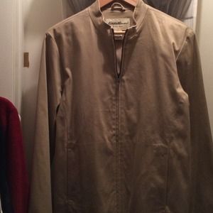 Eddie Bauer Jackets & Blazers - Eddie Bauer tan cotton lined woven jacket - washbl Eddie Bauer Jackets & Blazers - Eddie Bauer tan cotton lined woven jacket - washbl