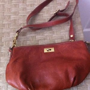 Jcrew Baby Brompton Henna Cross Body Leather Bag Jcrew Baby Brompton Henna Cross Body Leather Bag