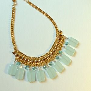Mint green pendants fashion statement necklace NEW Mint green pendants fashion statement necklace NEW