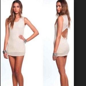 New lovers+friends cream sway dress New lovers+friends cream sway dress