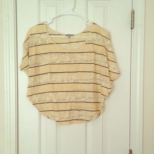 CR Ivory Butterfly Styled Top CR Ivory Butterfly Styled Top
