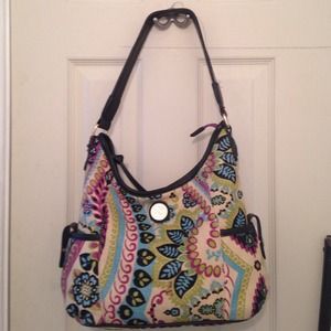 Spartina 449 Handbags - Spartina 449 Daufuskie Island Floral/Leather Bag Spartina 449 Handbags - Spartina 449 Daufuskie Island Floral/Leather Bag