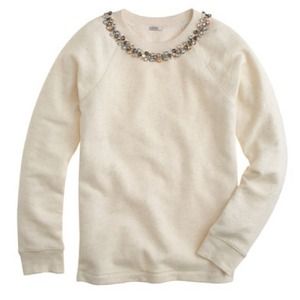 J. Crew Sweaters - JCREW Necklace Sweatshirt J. Crew Sweaters - JCREW Necklace Sweatshirt