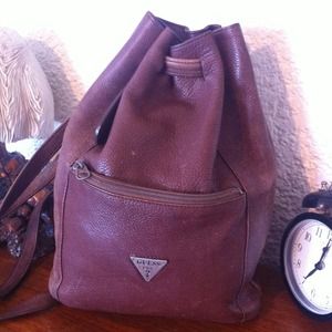 Guess Handbags - Vintage GUESS Leather Backpack Guess Handbags - Vintage GUESS Leather Backpack