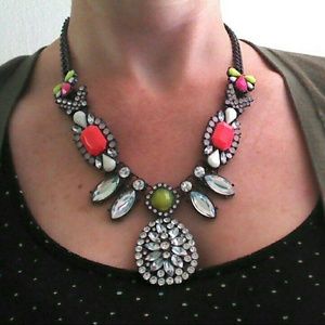 Neon Crystal Statement Necklace Neon Crystal Statement Necklace