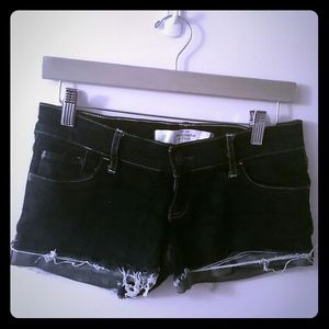 Abercrombie & Fitch short shorts in dark denim Abercrombie & Fitch short shorts in dark denim