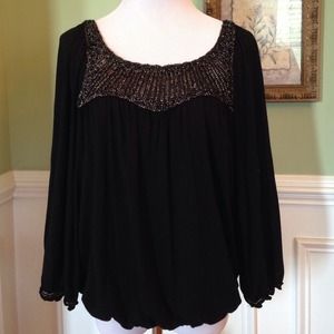 Sophie Max Tops - Sophie Max Peasant Top Sophie Max Tops - Sophie Max Peasant Top