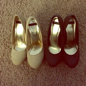 Traffic Shoes - Black and Tan platform high heels Traffic Shoes - Black and Tan platform high heels