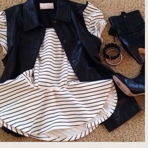 DANA BUCHMAN LEATHER VEST DANA BUCHMAN LEATHER VEST