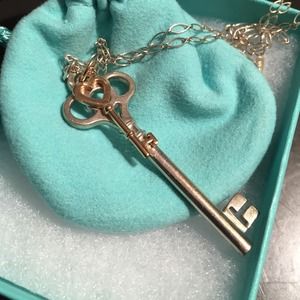 Tiffany Keys 18k Gold & Sterling Silver pendants Tiffany Keys 18k Gold & Sterling Silver pendants