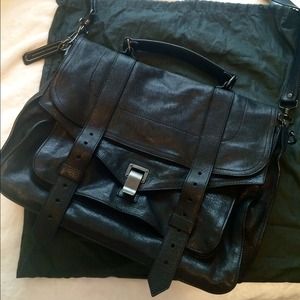 ProenzaSchouler PS1 large Scatchel in black ProenzaSchouler PS1 large Scatchel in black