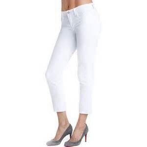 J Brand White Denim Ankle skinny Jeans J Brand White Denim Ankle skinny Jeans