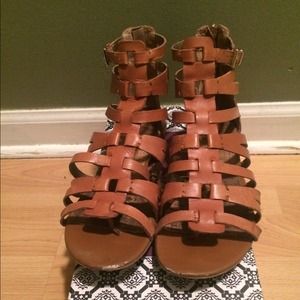 Sam Edelman Leather Gladiator Cage Sandals 8.5 Sam Edelman Leather Gladiator Cage Sandals 8.5