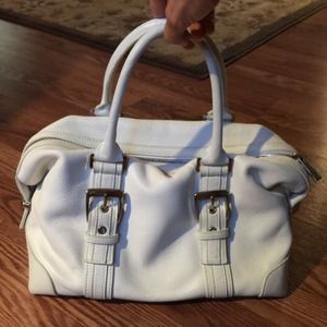 Express Handbags - EXPRESS white leather satchel Express Handbags - EXPRESS white leather satchel