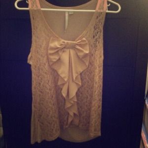 LC Lauren Conrad bow tank LC Lauren Conrad bow tank