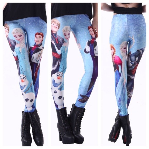 Model Legging Motif Disney Frozen Tanah Abang Murah