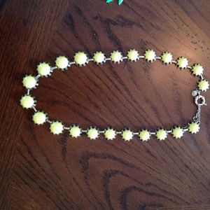 Mustard yellow J.Crew necklace Mustard yellow J.Crew necklace