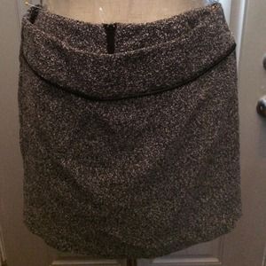 A. Byer Dresses & Skirts - Boucle Mini Skirt with Faux Leather Piping! A. Byer Dresses & Skirts - Boucle Mini Skirt with Faux Leather Piping!