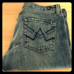 7 for All Mankind "A" Pocket boot cut denim 7 for All Mankind "A" Pocket boot cut denim