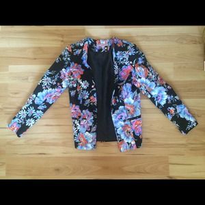 ASOS FLORAL BLAZER ASOS FLORAL BLAZER