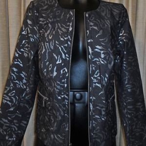 Dana Buchman Animal Print Blazer Dana Buchman Animal Print Blazer